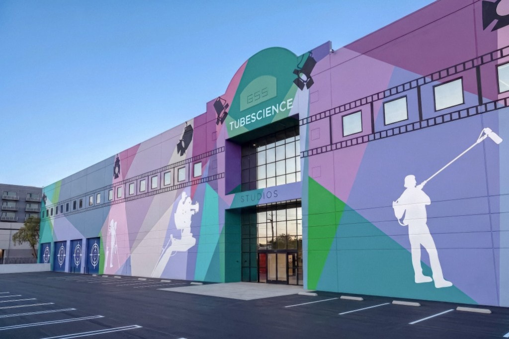 The TubeScience Studios building in downtown Los Angeles